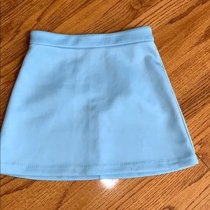 Powder blue Mini skirt